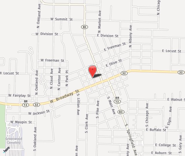 Location Map: 215 West Chestnut Street Bolivar, MO 65613